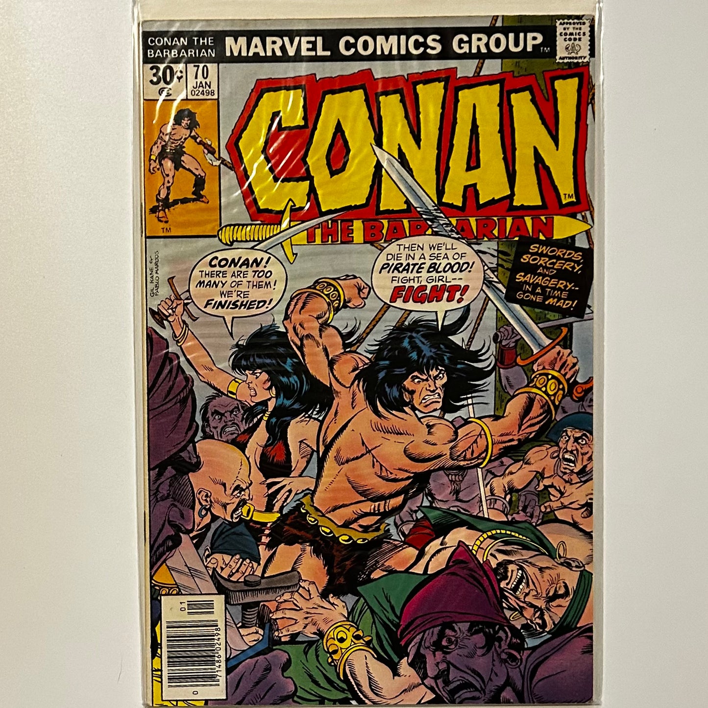 Conan the Barbarian #70 Newsstand