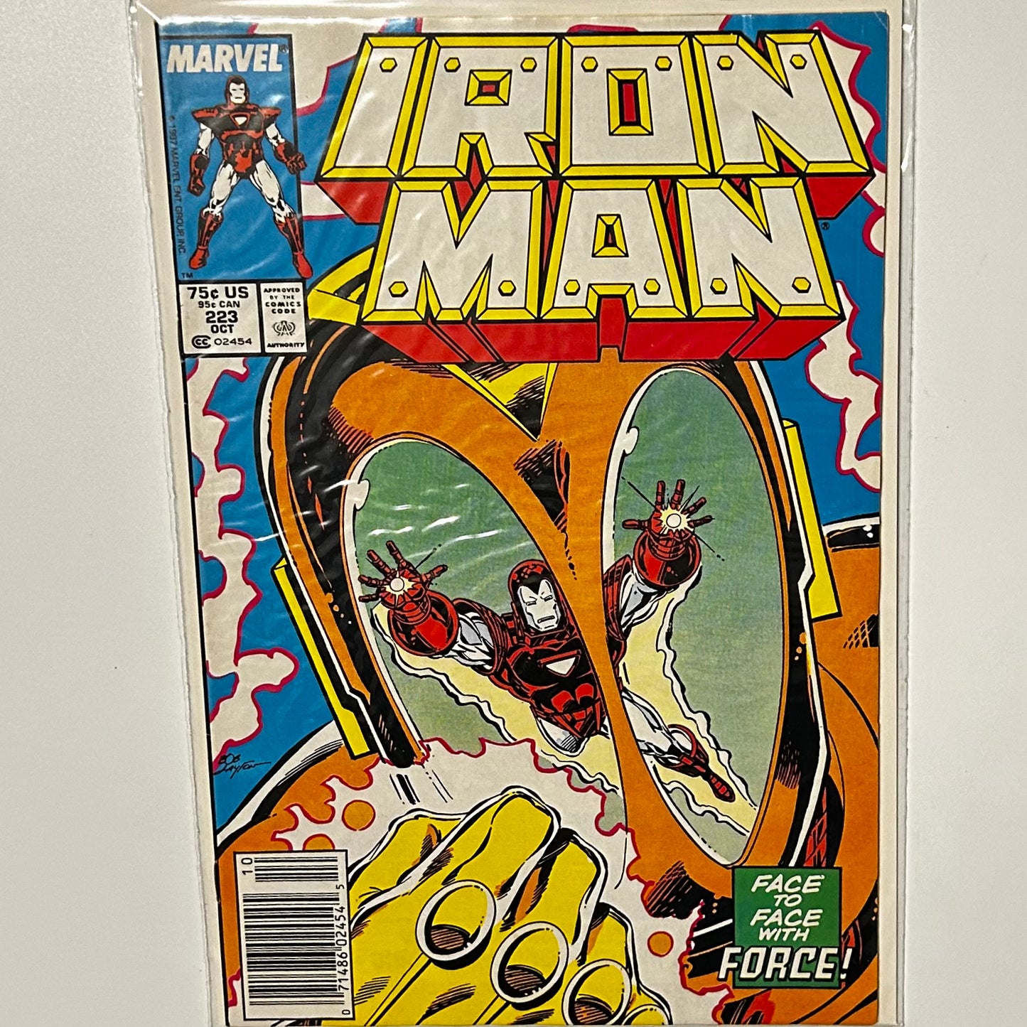 Iron Man #223 Newsstand