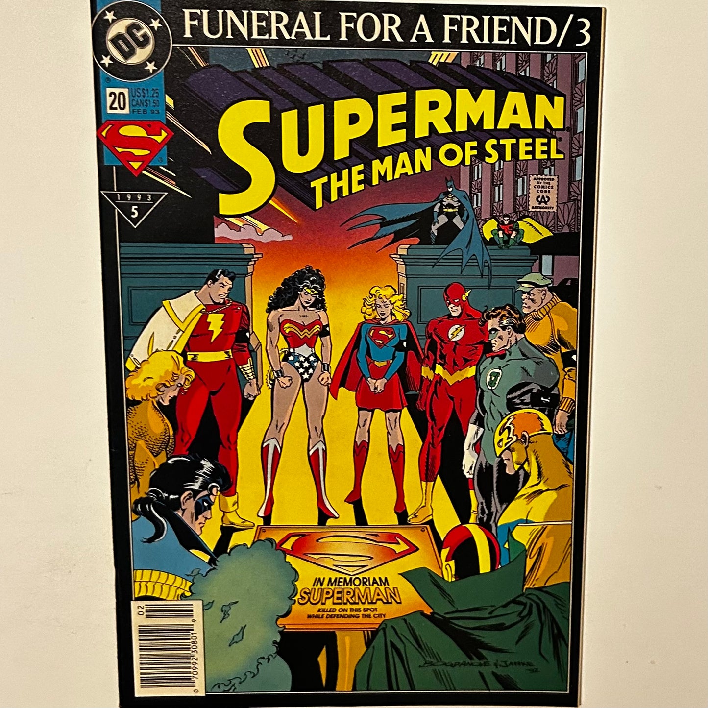 Superman Man of Steel #20 Newsstand