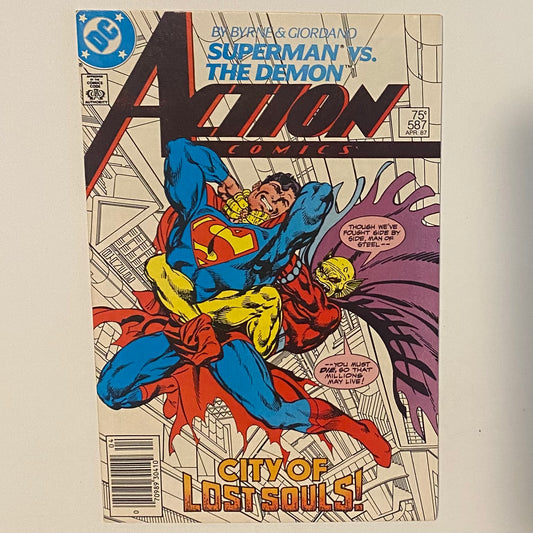 Action Comics #587 Newsstand