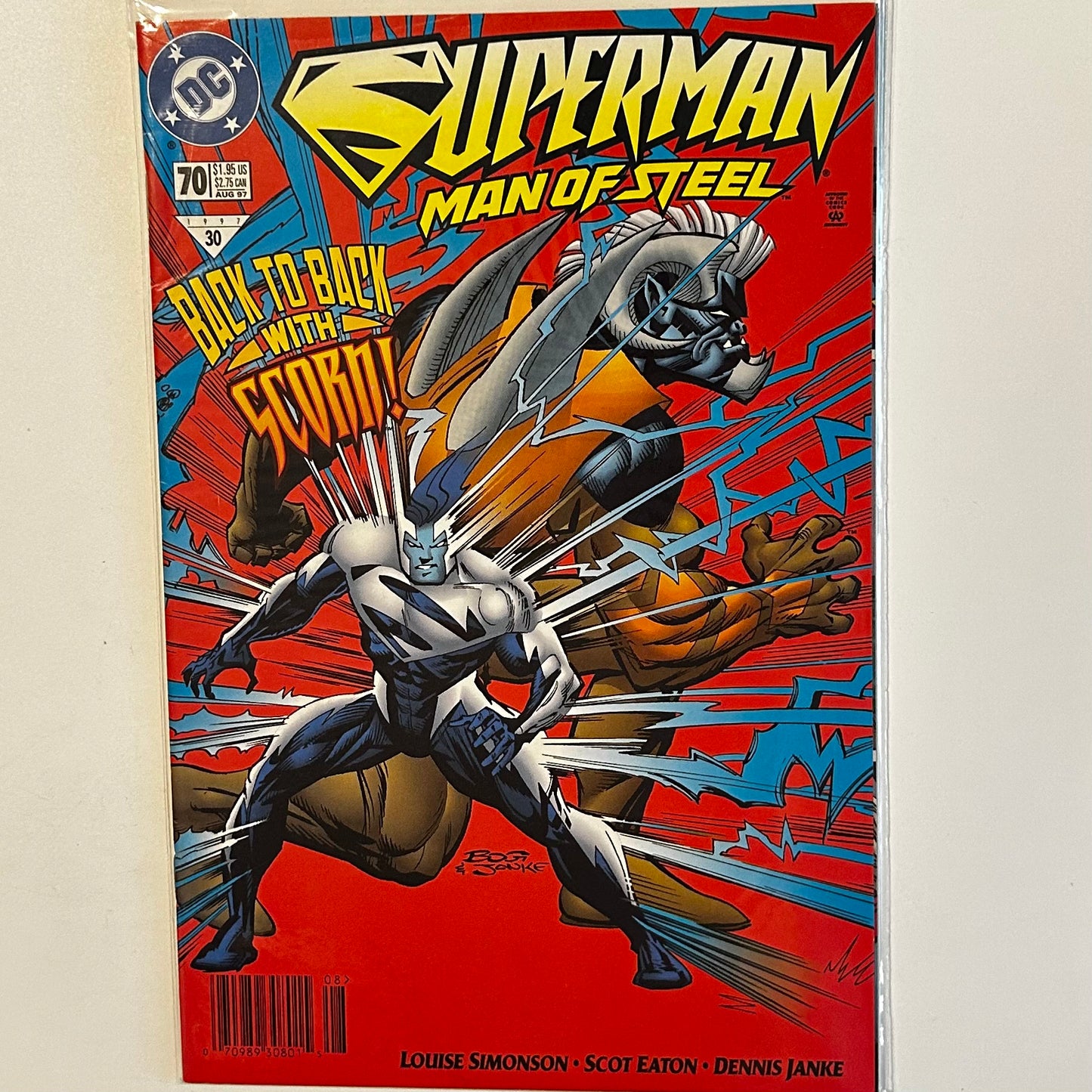 Superman Man of Steel #70 Newsstand