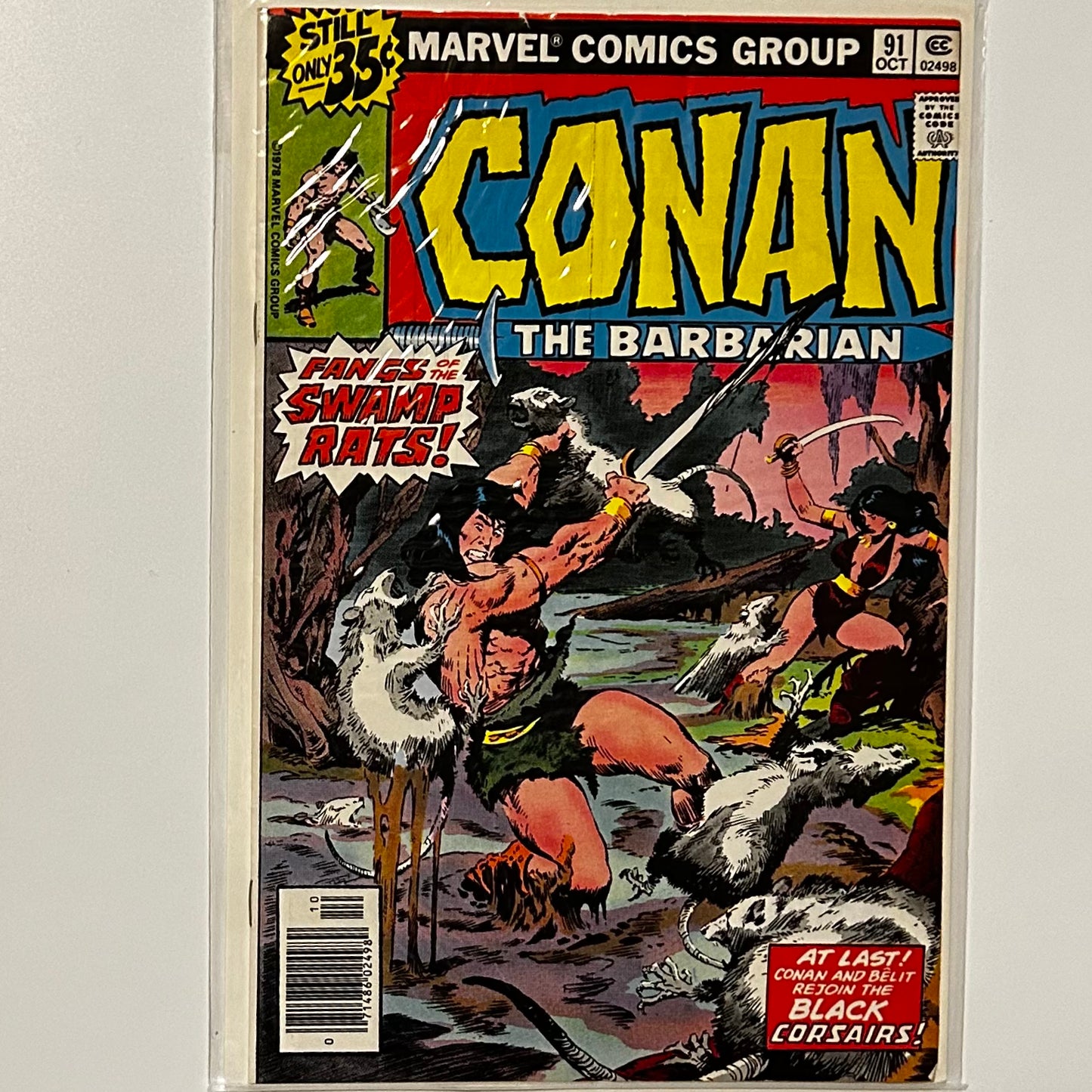 Conan the Barbarian #91 Newsstand