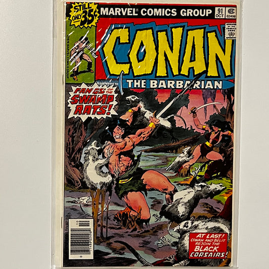 Conan the Barbarian #91 Newsstand
