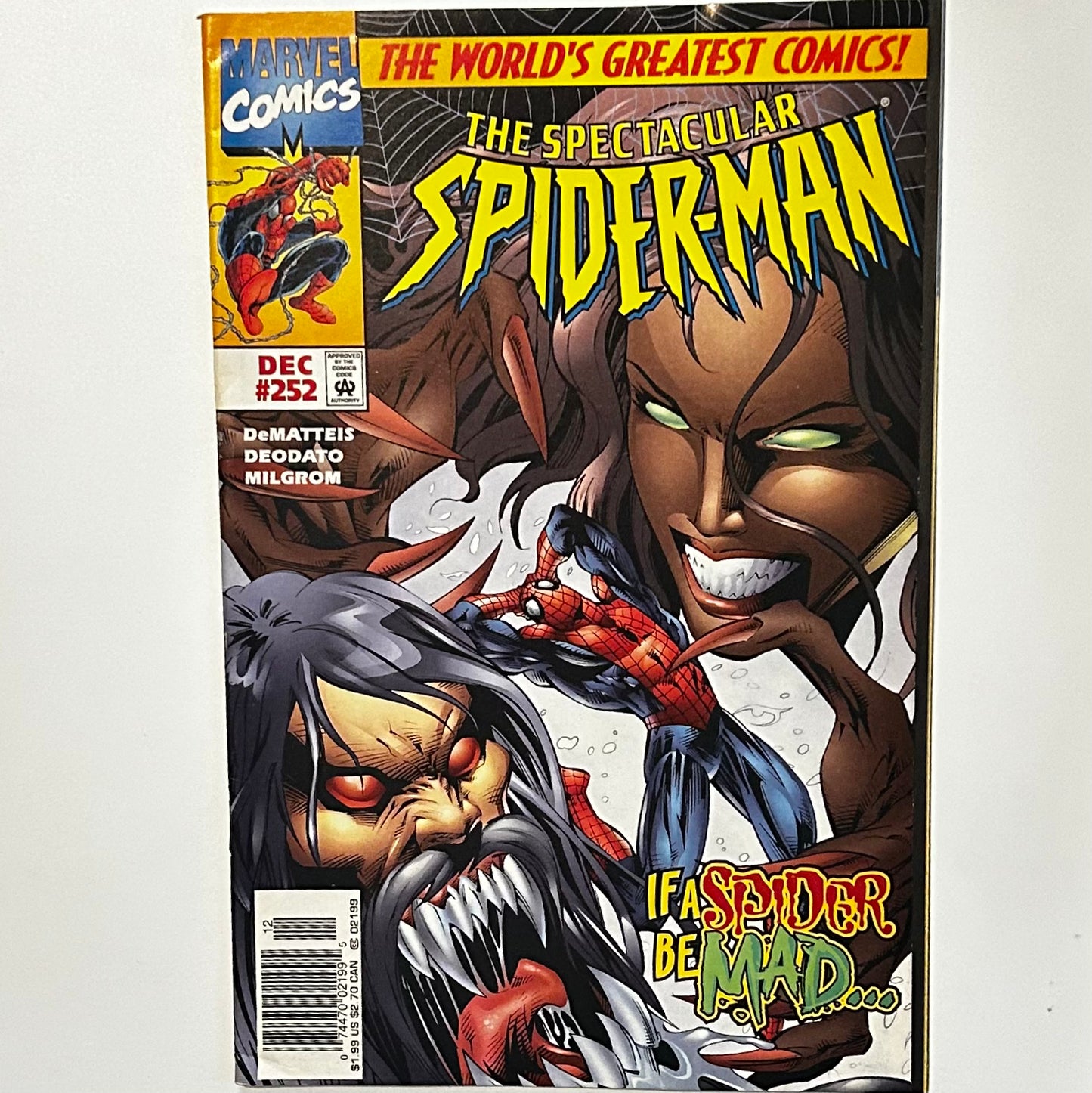 The Spectacular Spider-Man #252 Newsstand