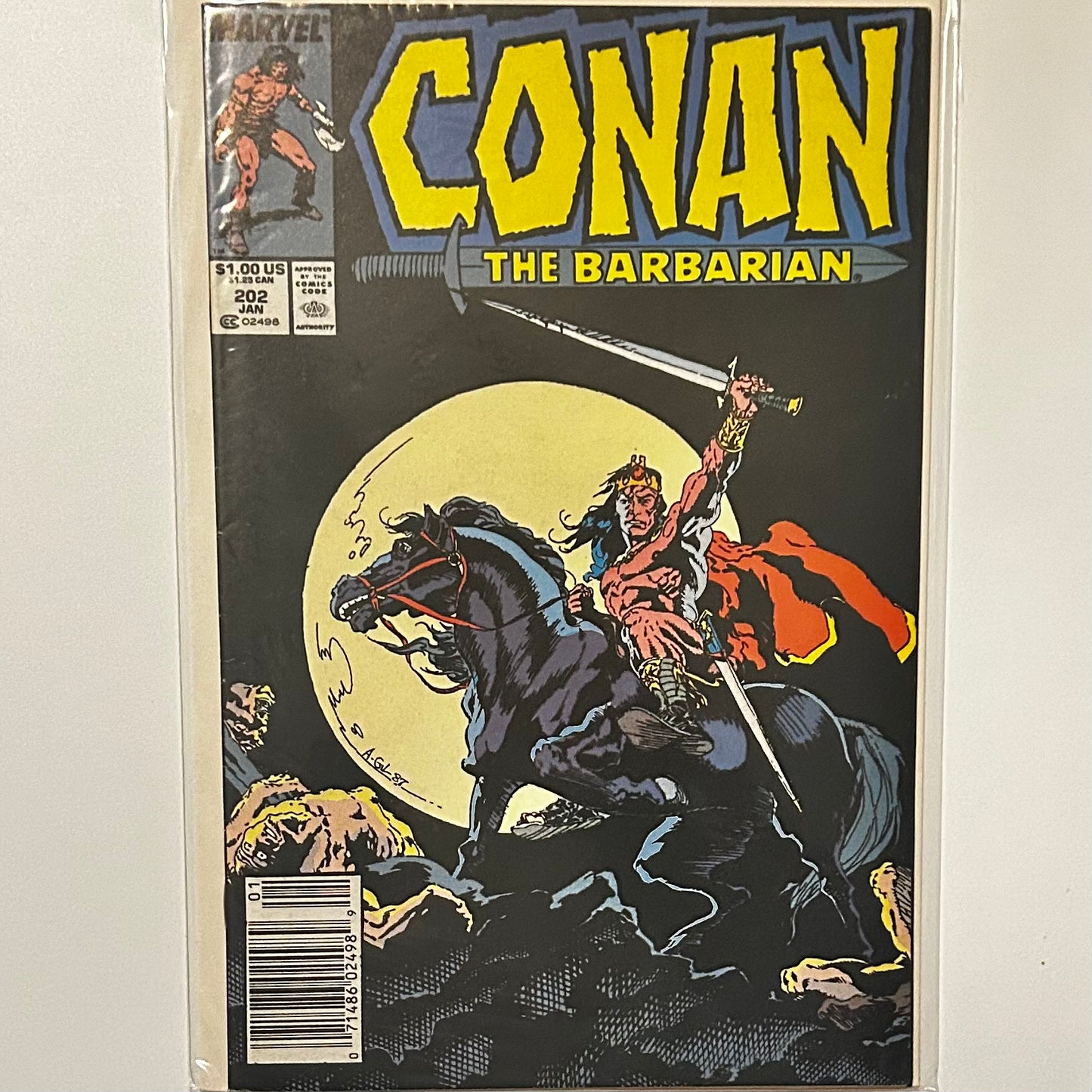 Conan the Barbarian #202 Newsstand