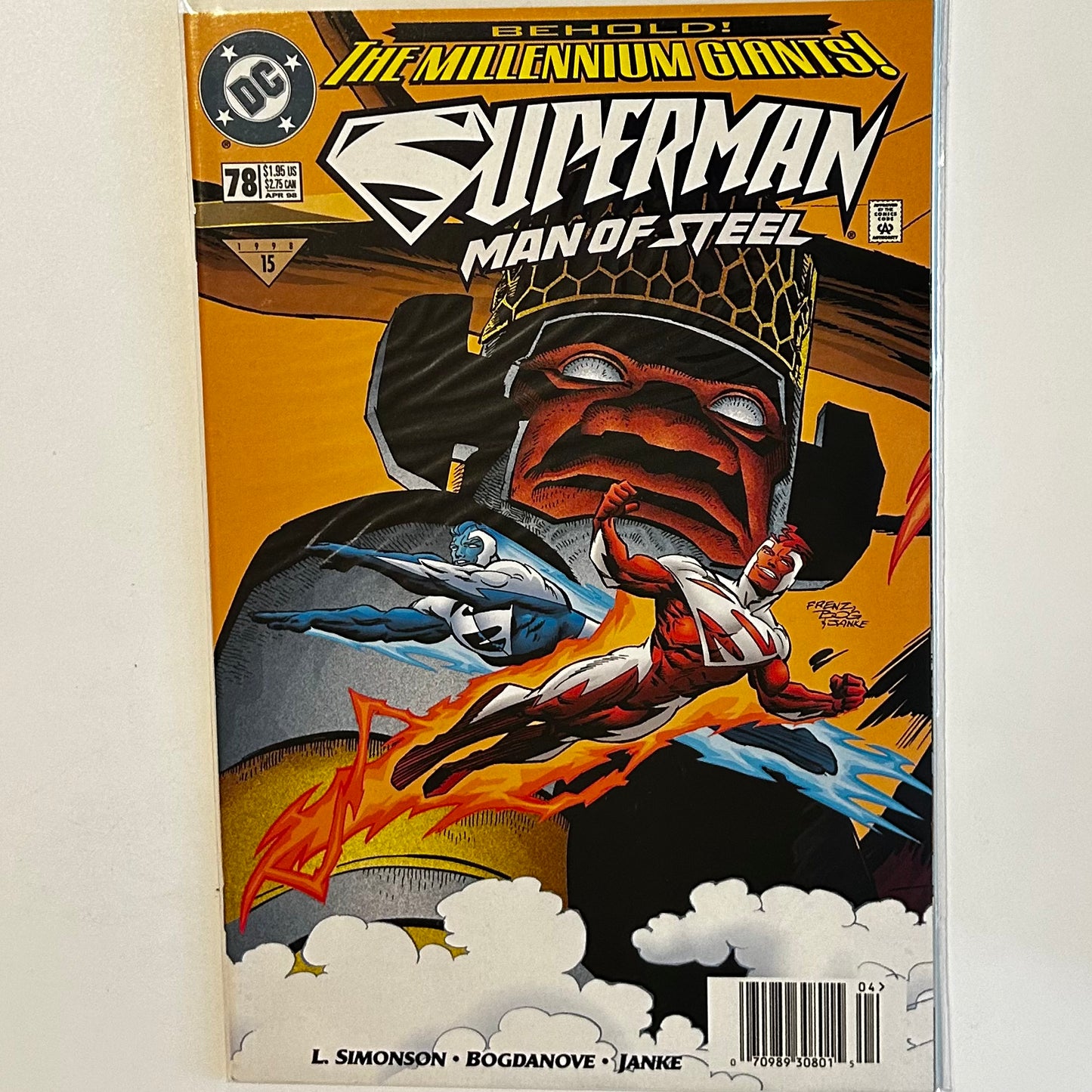 Superman Man of Steel #78 Newsstand
