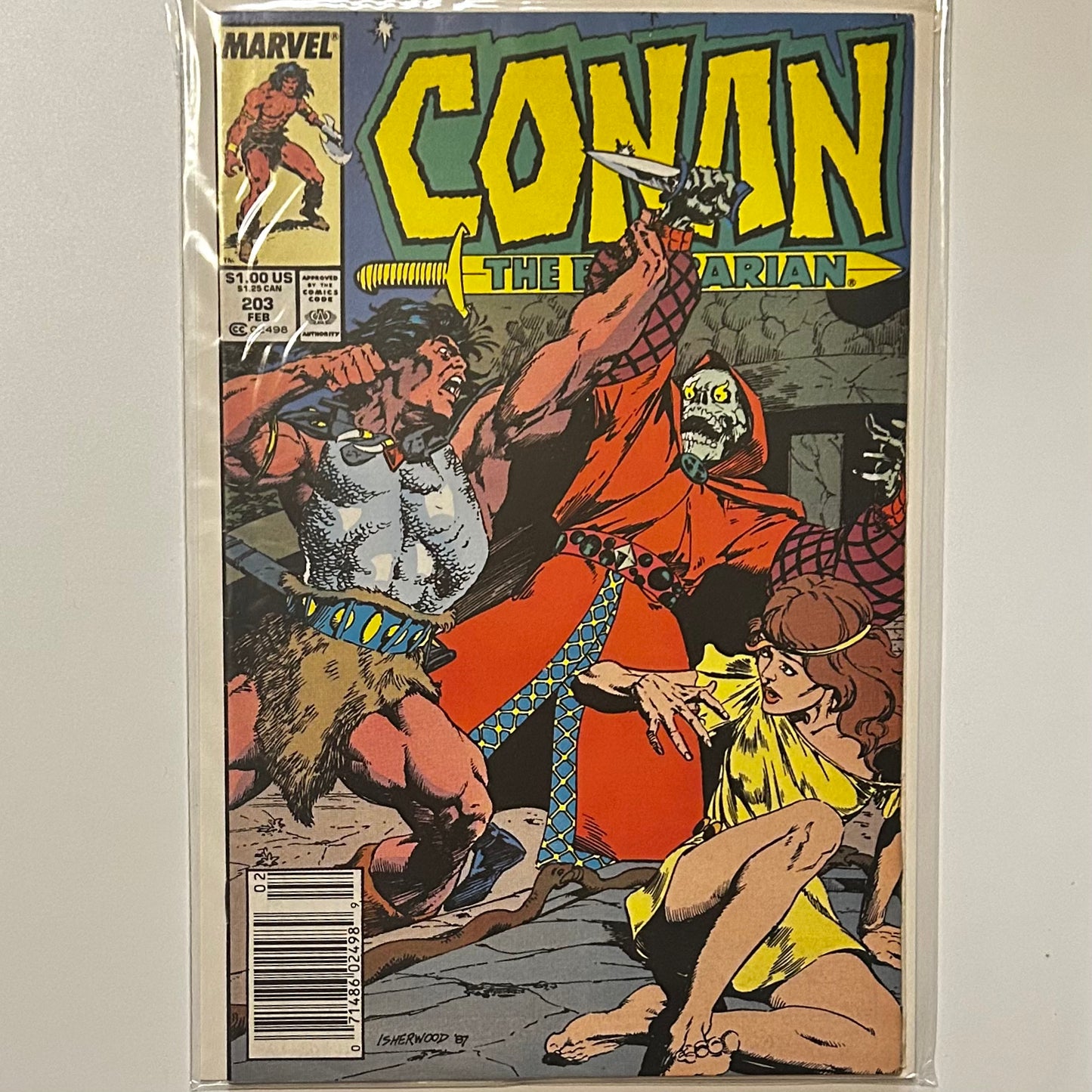 Conan the Barbarian #203 Newsstand