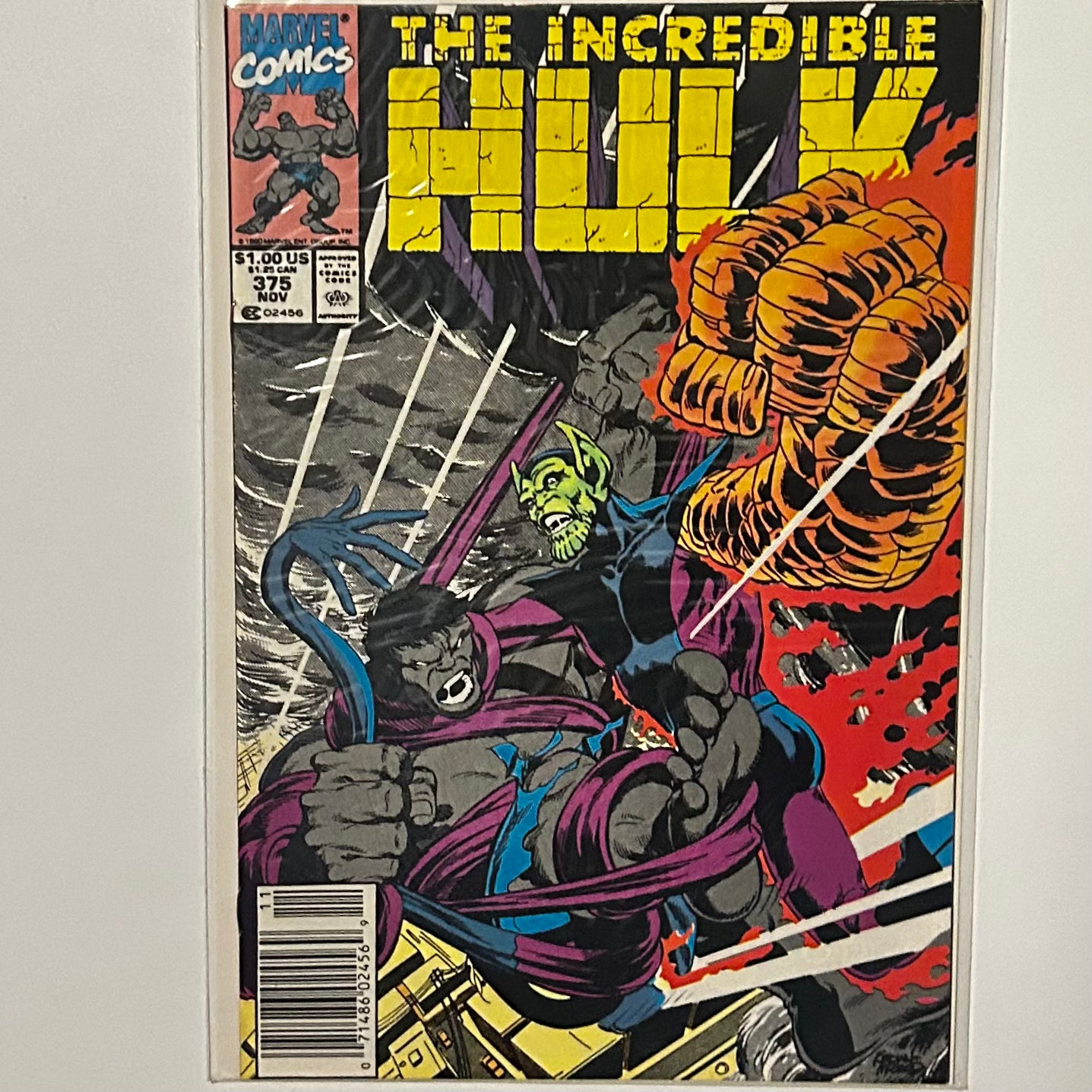 The Incredible Hulk #375 Newsstand