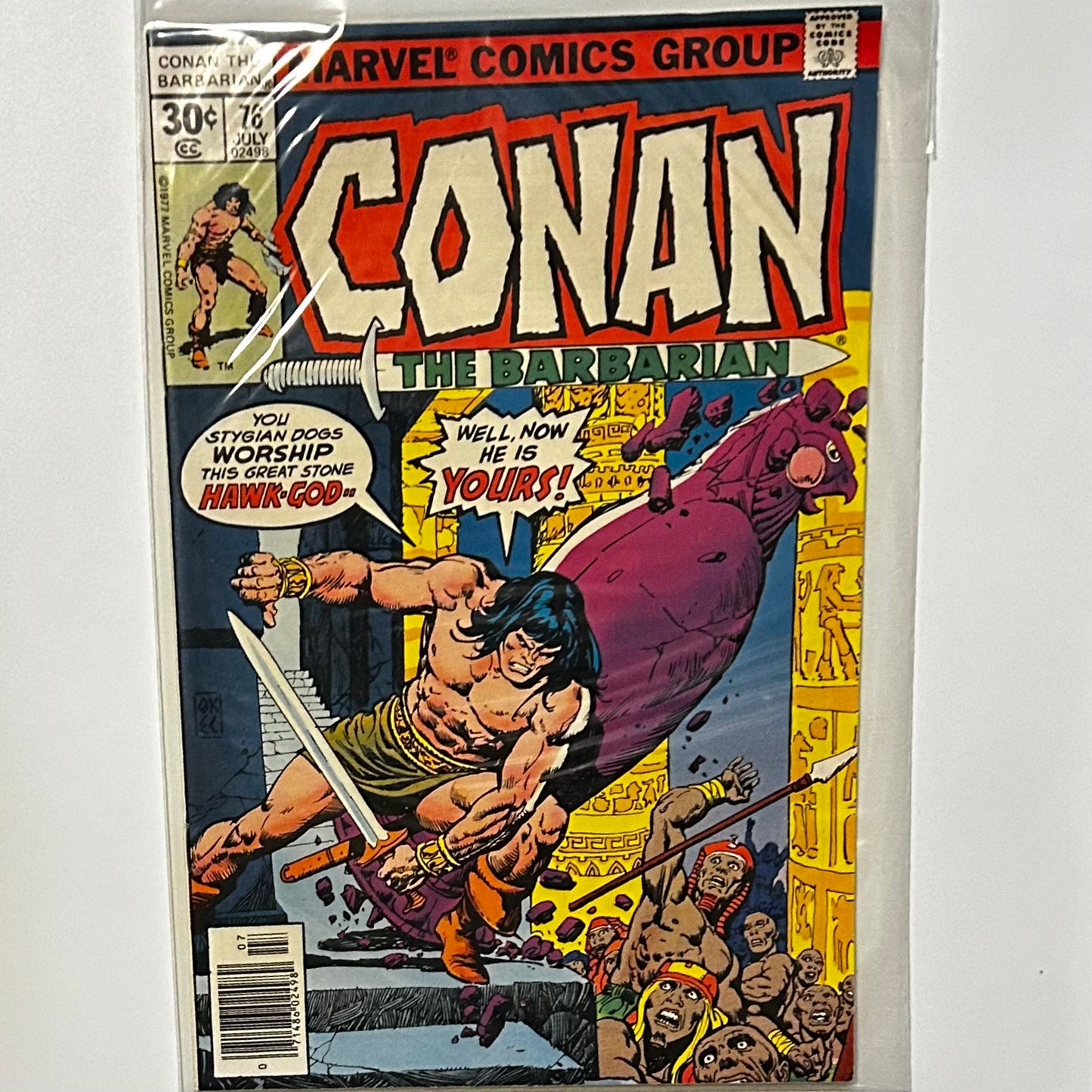 Conan the Barbarian #76 Newsstand
