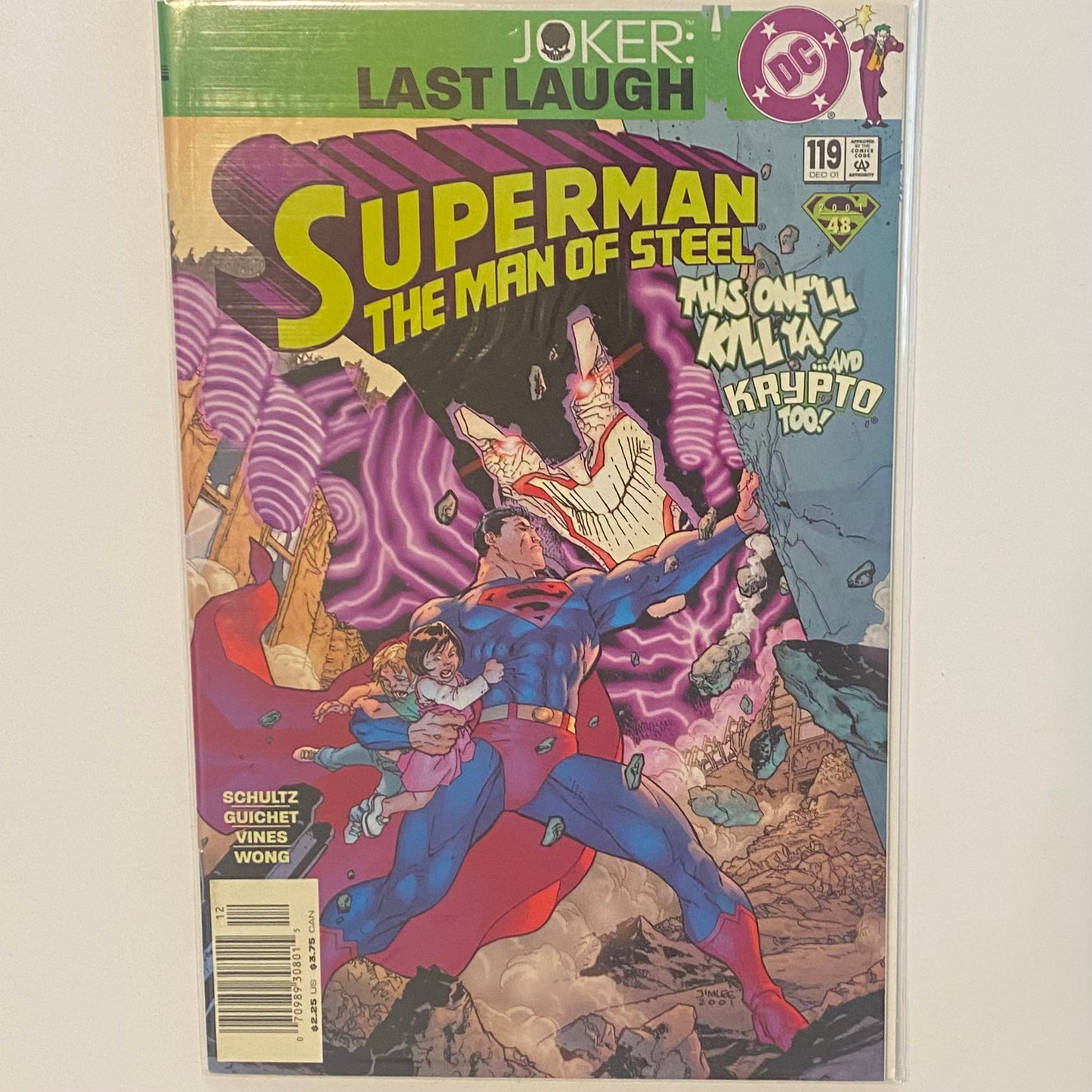 Superman Man of Steel #119 Newsstand