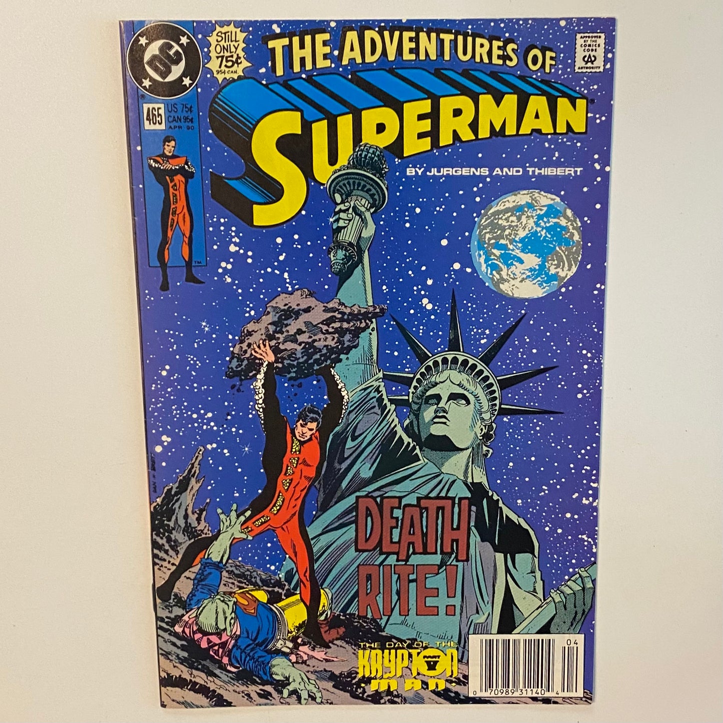 Superman #465 Newsstand