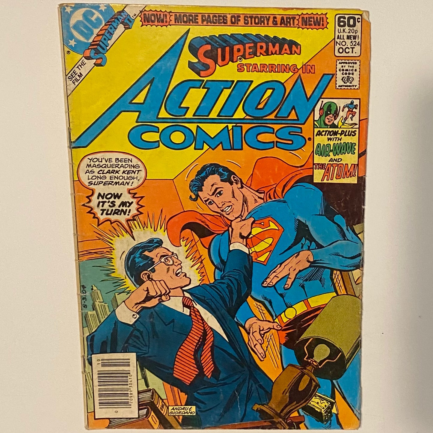 Action Comics #524 Newsstand