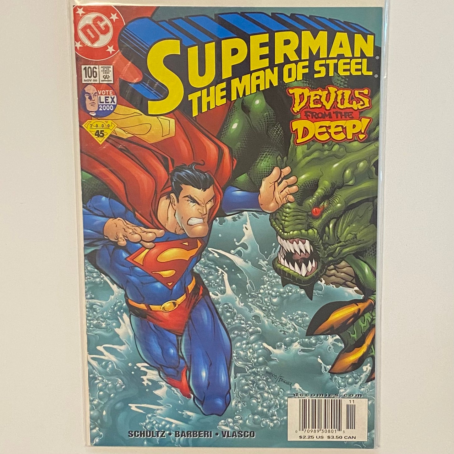 Superman Man of Steel #106 Newsstand