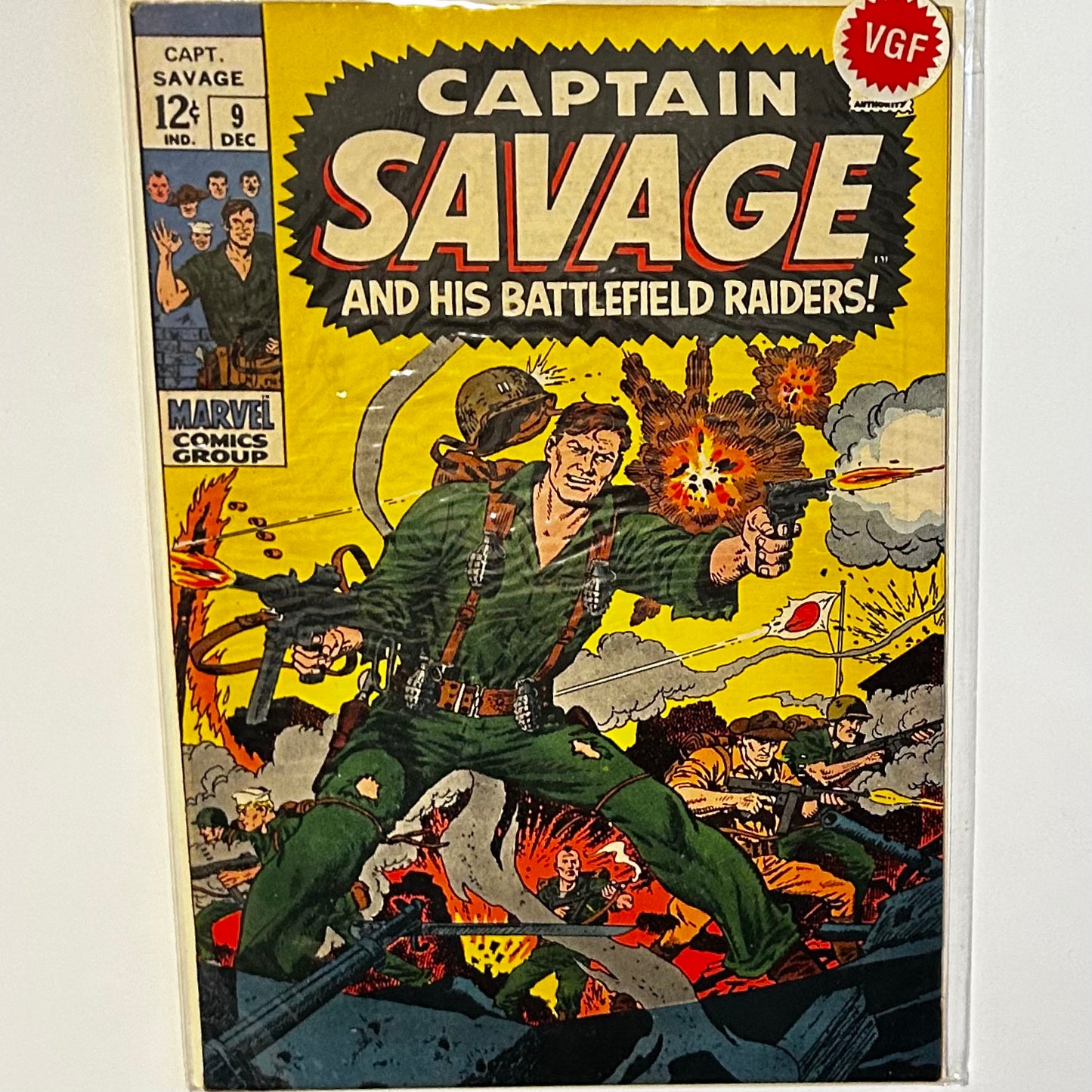 Captain Savage and his Battlefield Raiders #9