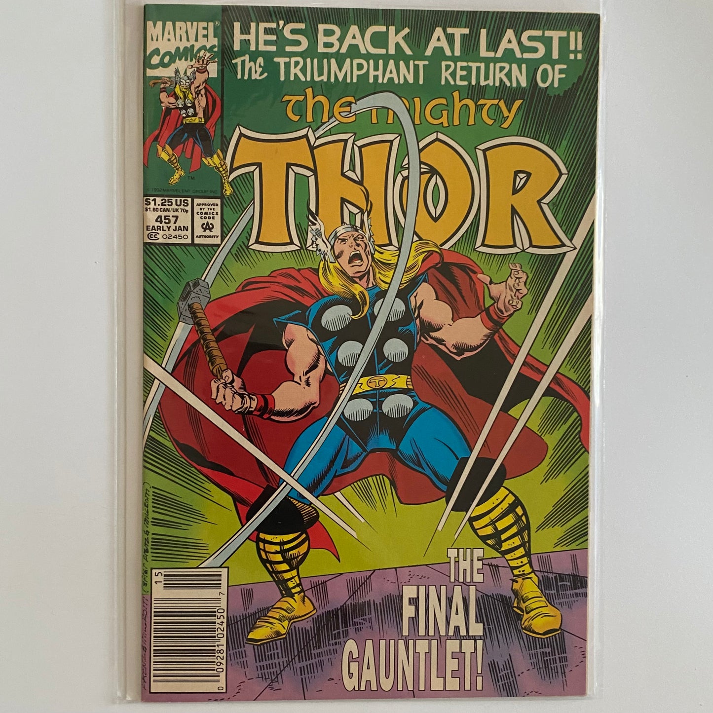 Thor #457 Newsstand