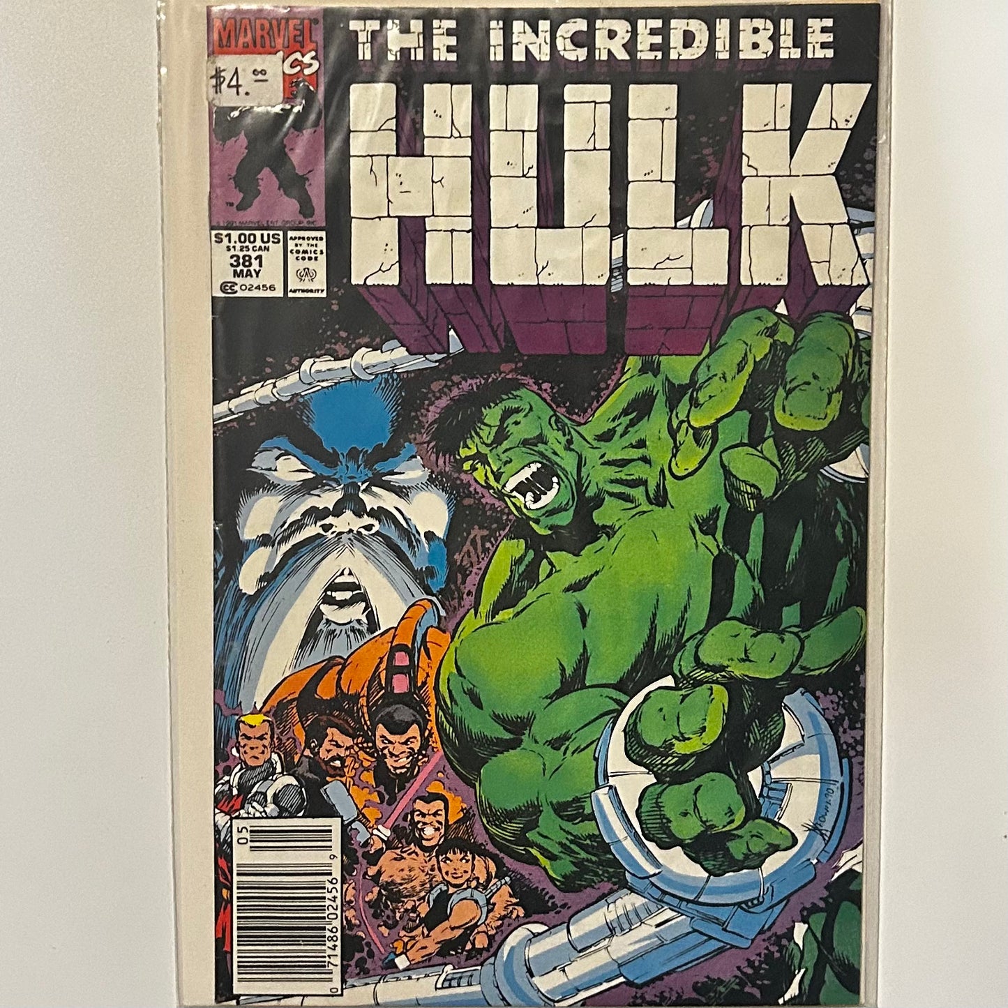 The Incredible Hulk #381 Newsstand