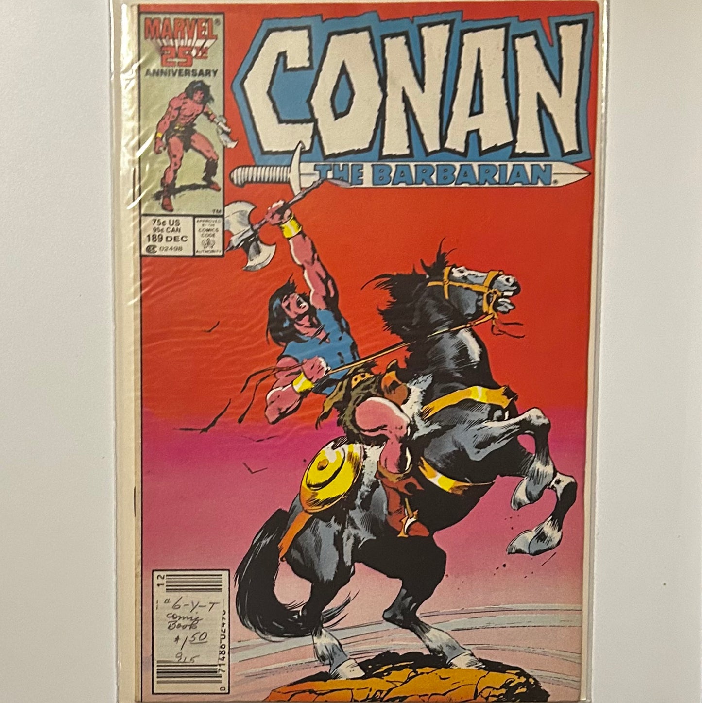 Conan the Barbarian #189 Newsstand