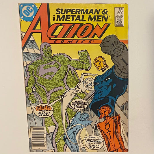 Action Comics #590 Newsstand