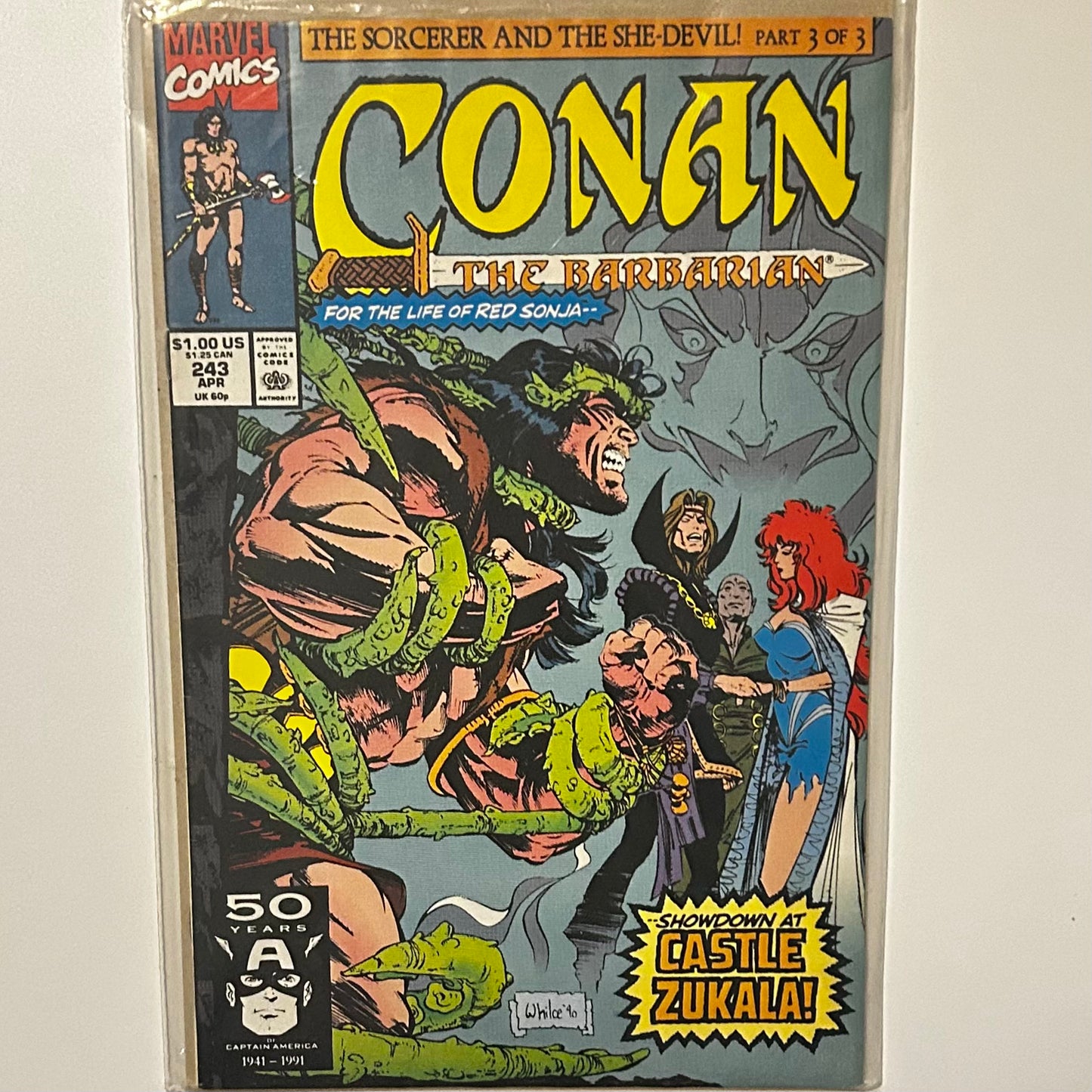 Conan the Barbarian #243 Newsstand