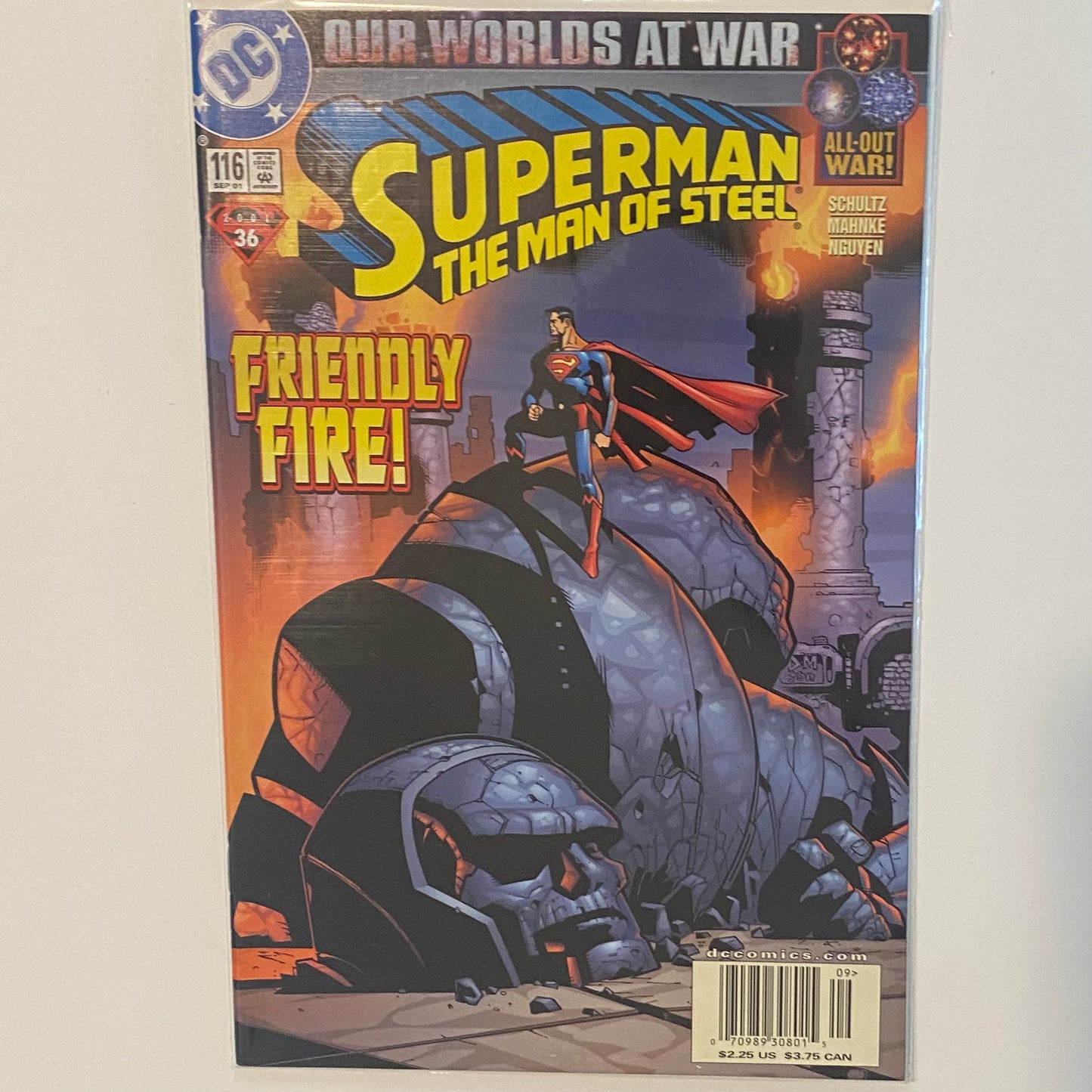 Superman Man of Steel #116 Newsstand