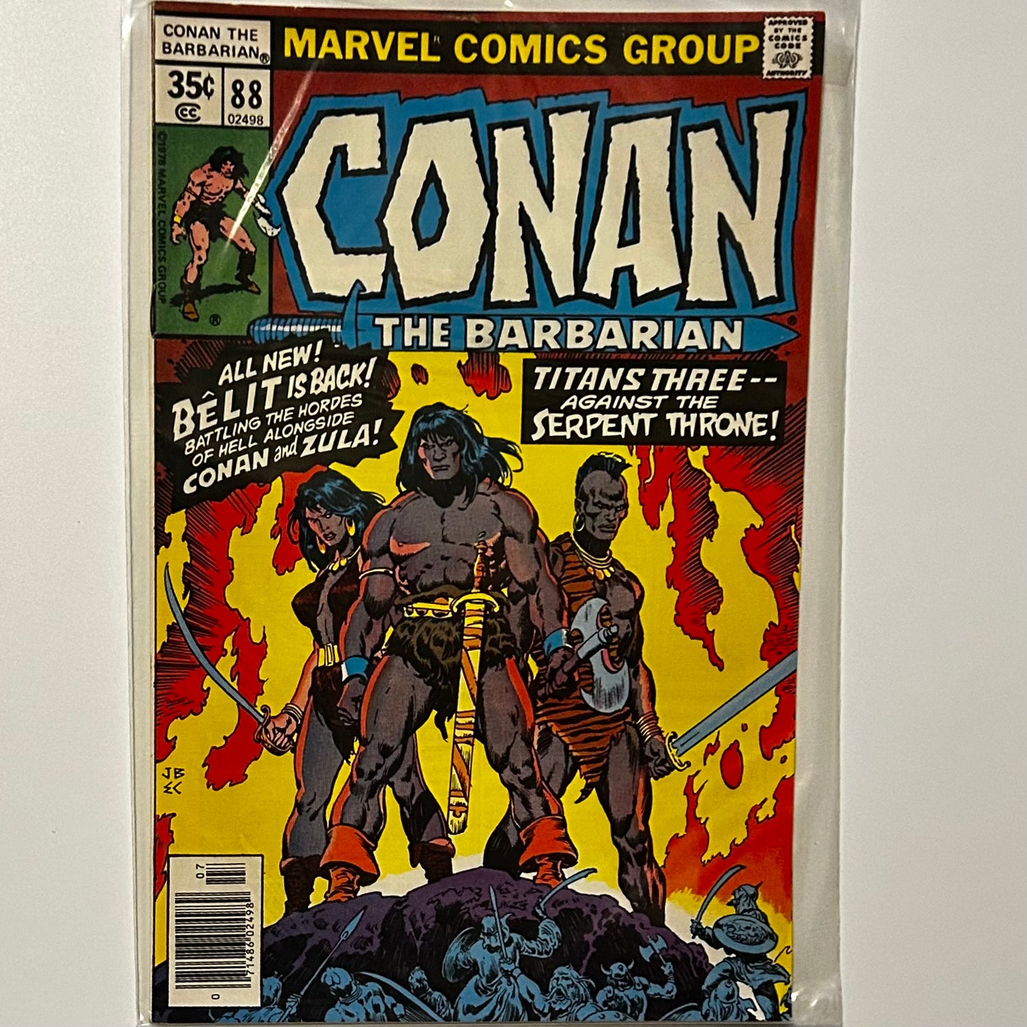 Conan the Barbarian #88 Newsstand