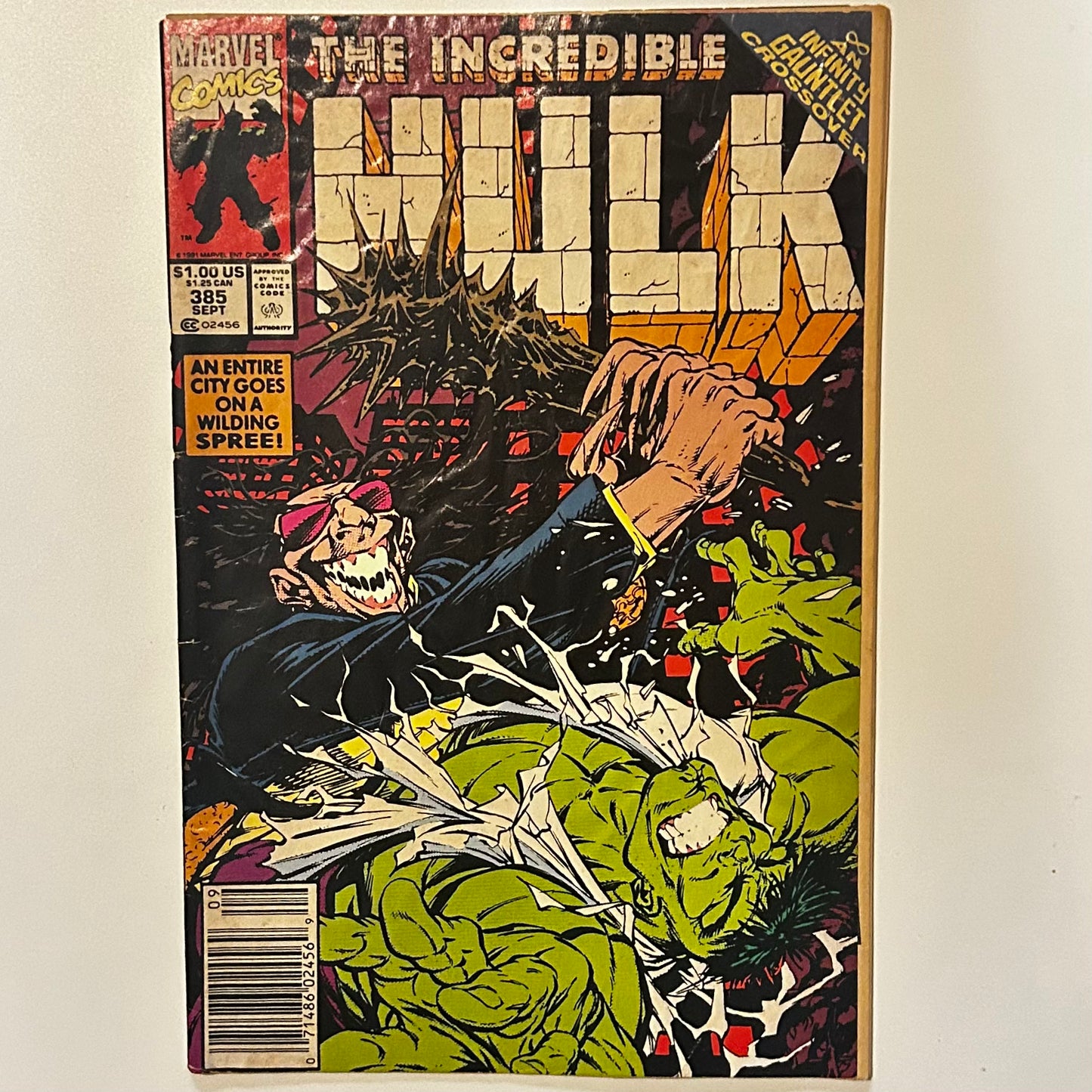 The Incredible Hulk #385 Newsstand