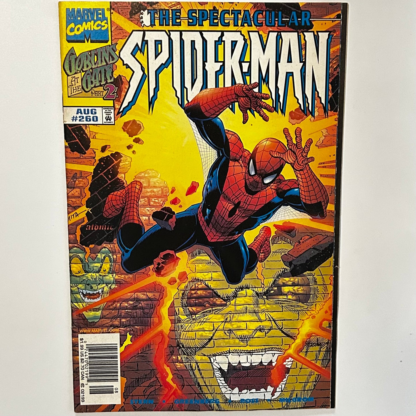 The Spectacular Spider-Man #260 Newsstand
