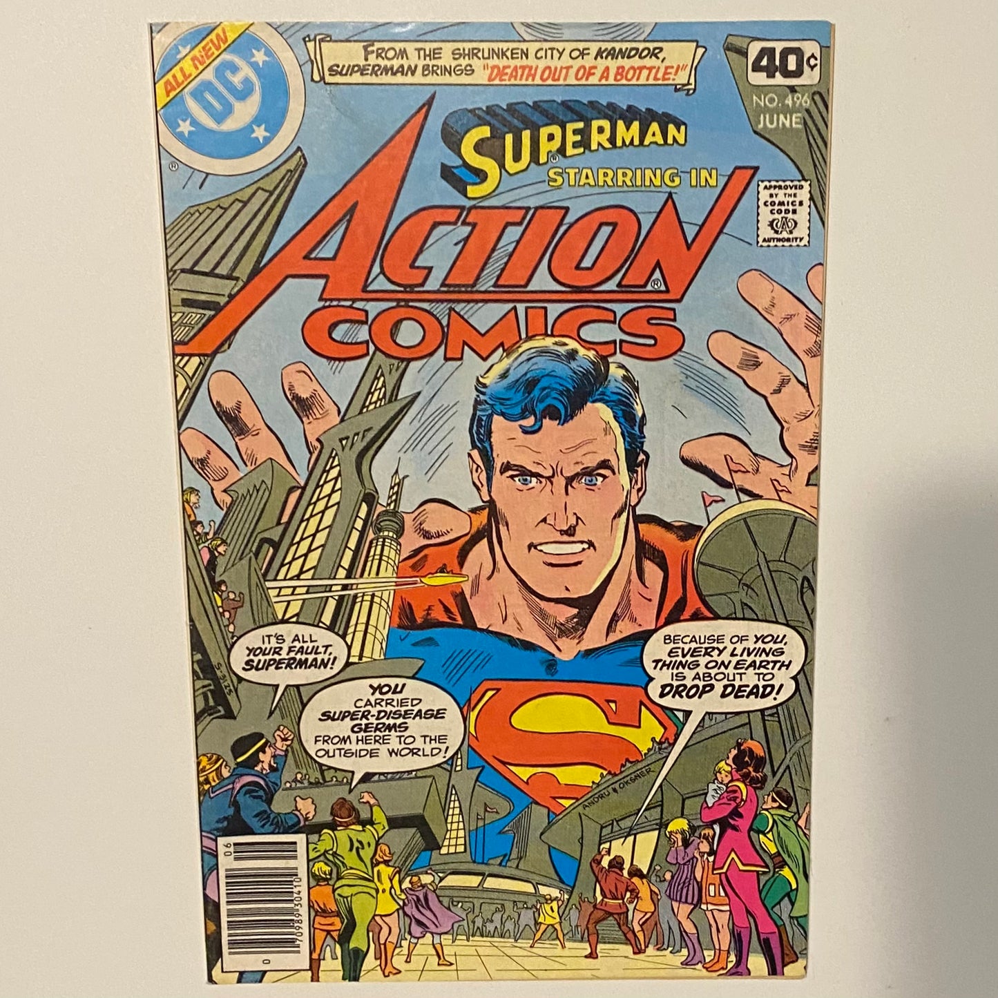 Action Comics #496 Newsstand