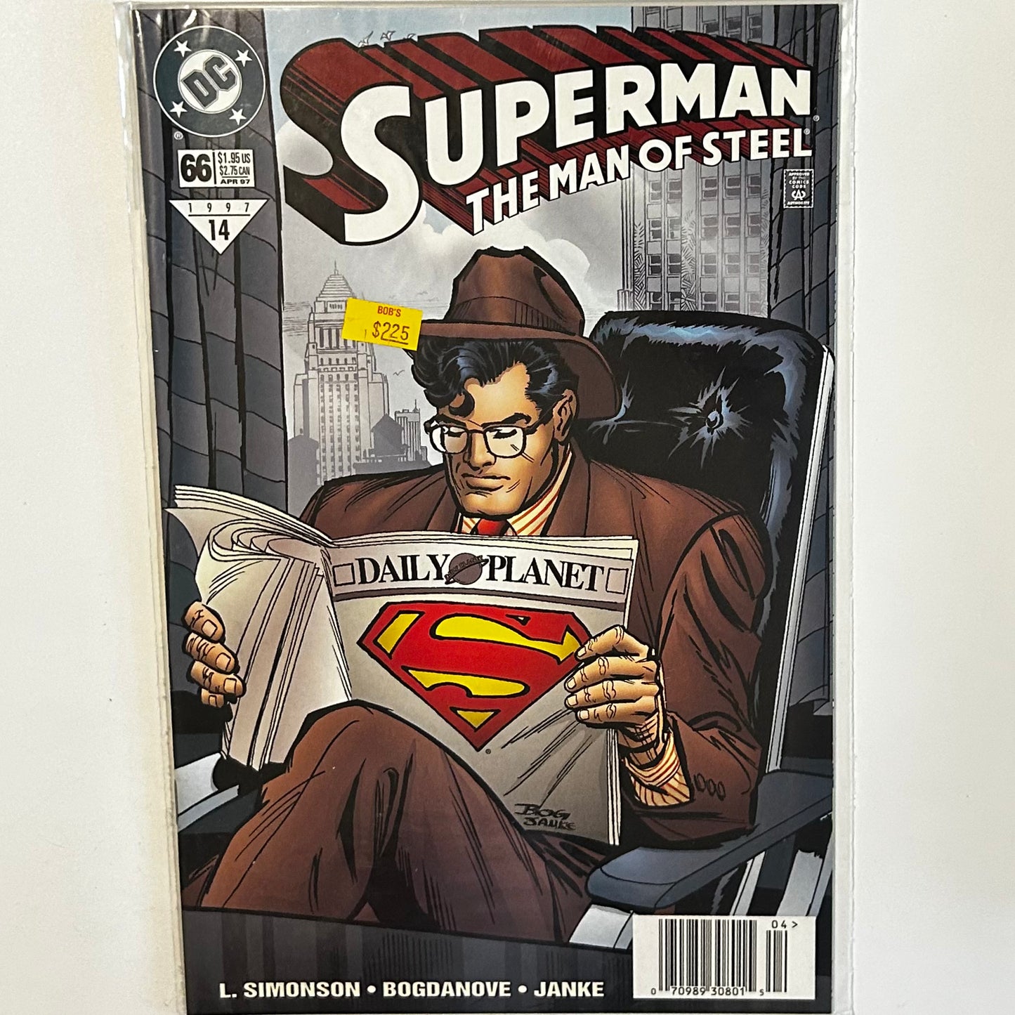 Superman Man of Steel #66 Newsstand
