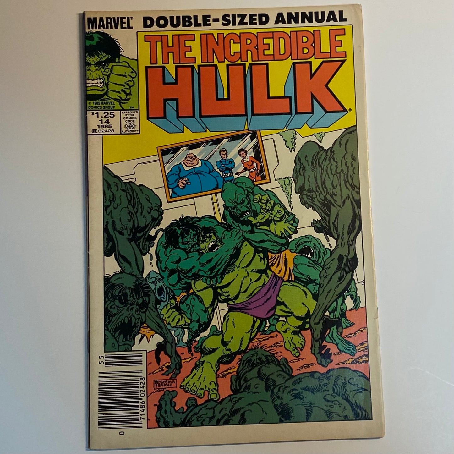 Hulk Annual #14 newsstand