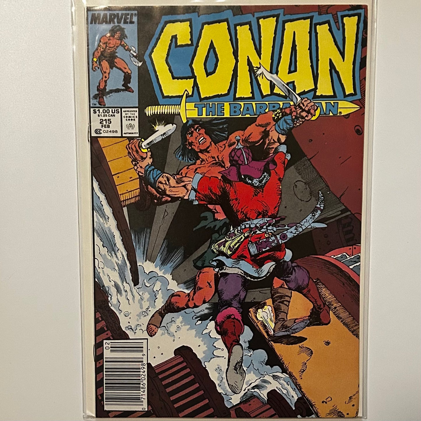 Conan the Barbarian #215 Newsstand