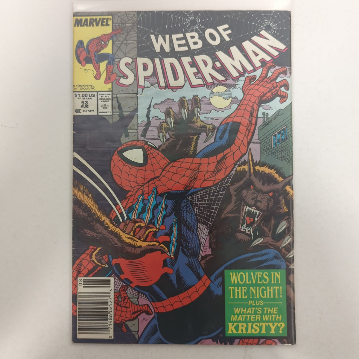 Webster Colcord Spider Man Web of Spider-Man #53 Newsstand – IMPERIAL COMICS
