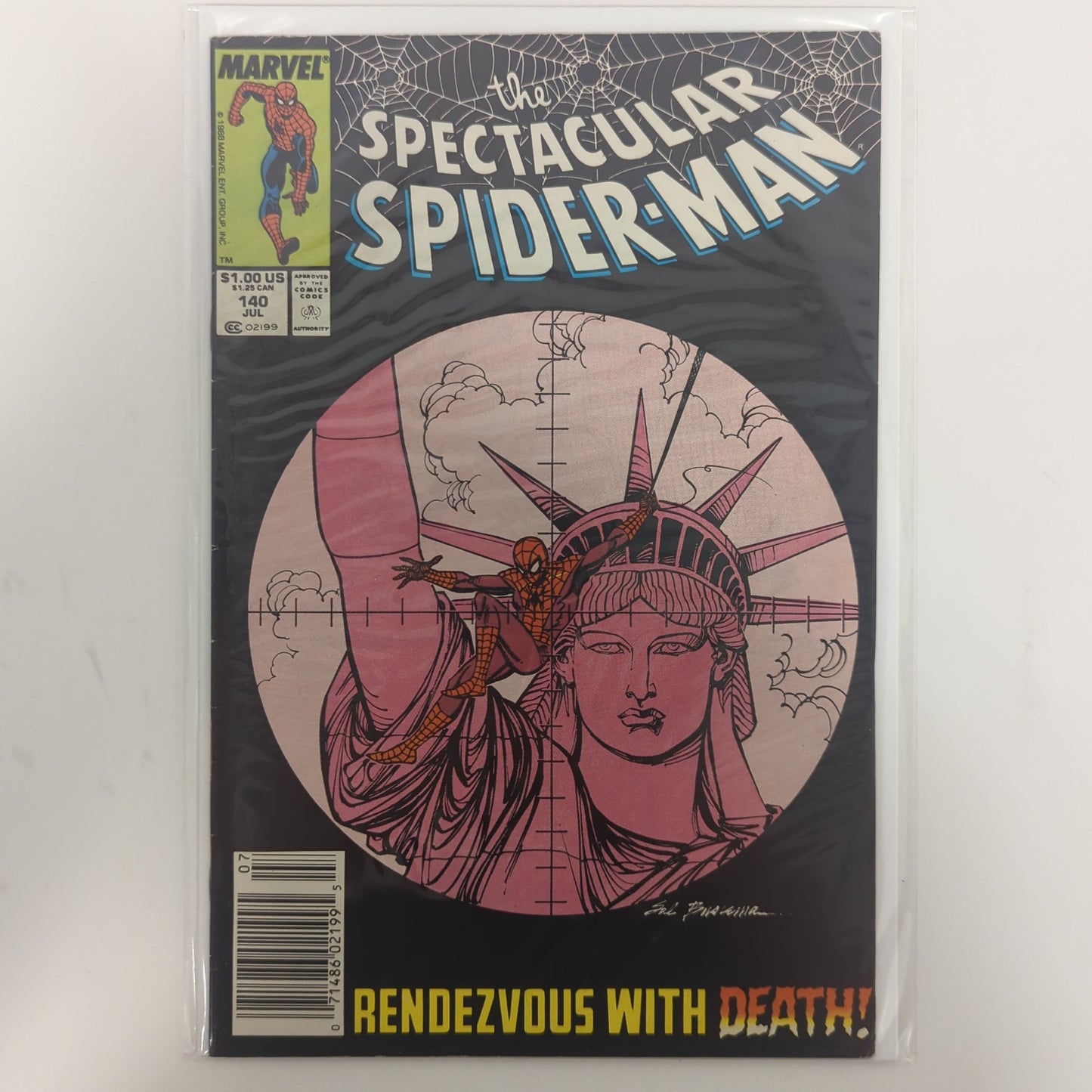 The Spectacular Spider-Man #140 Newsstand