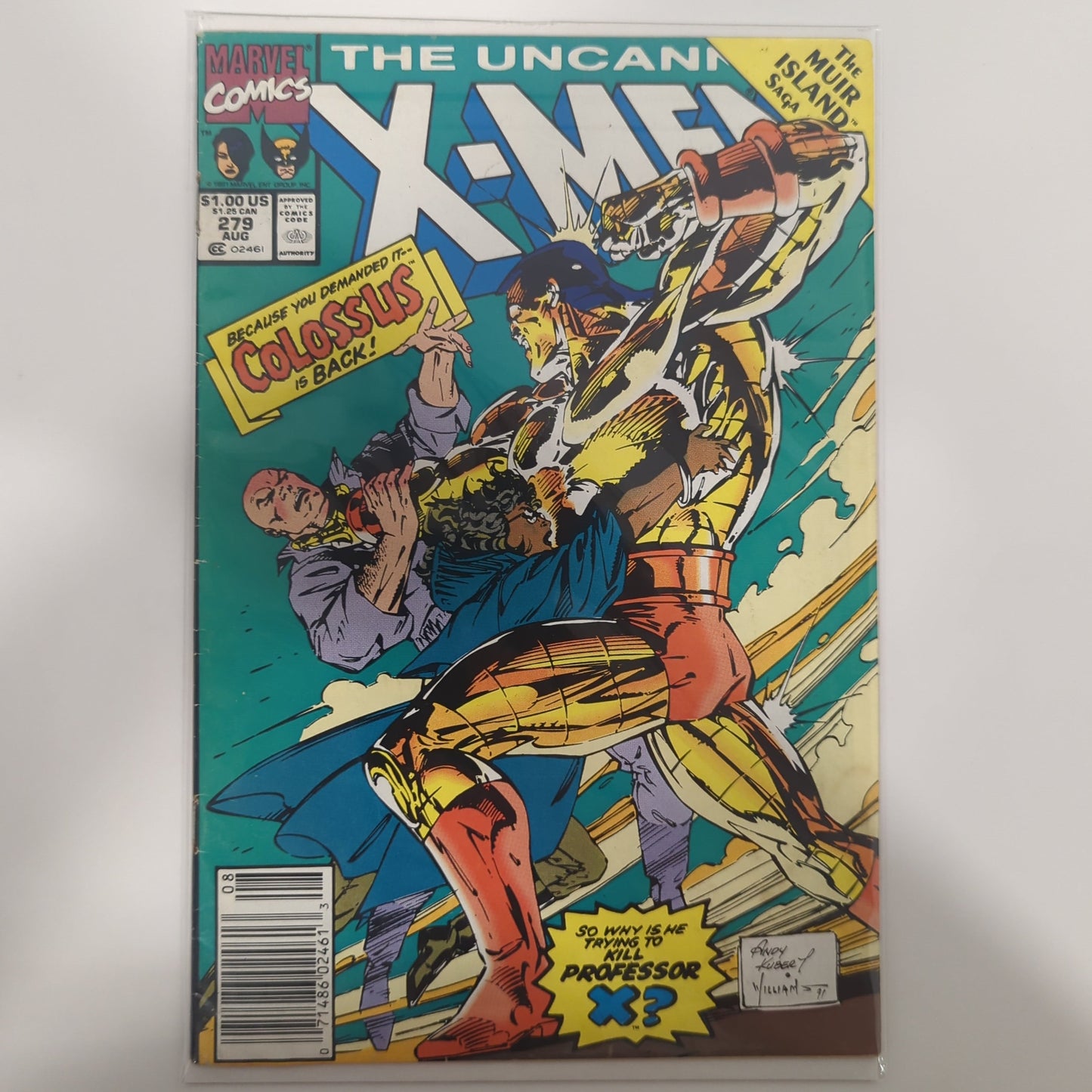 The Uncanny X-Men #279 Newsstand
