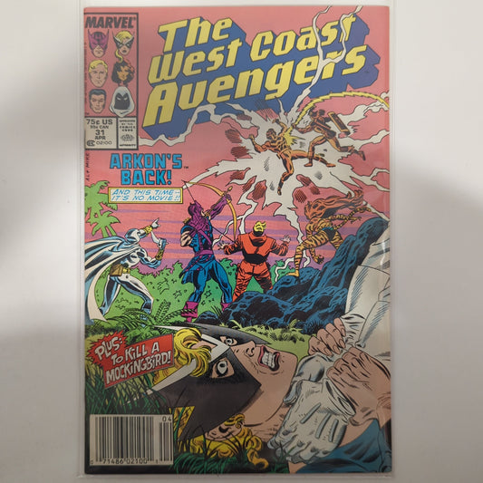 The West Coast Avengers #31 Newsstand
