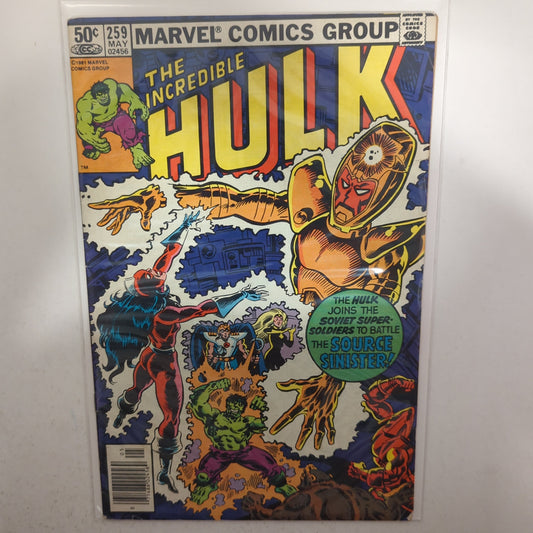 The Incredible Hulk #259 Newsstand
