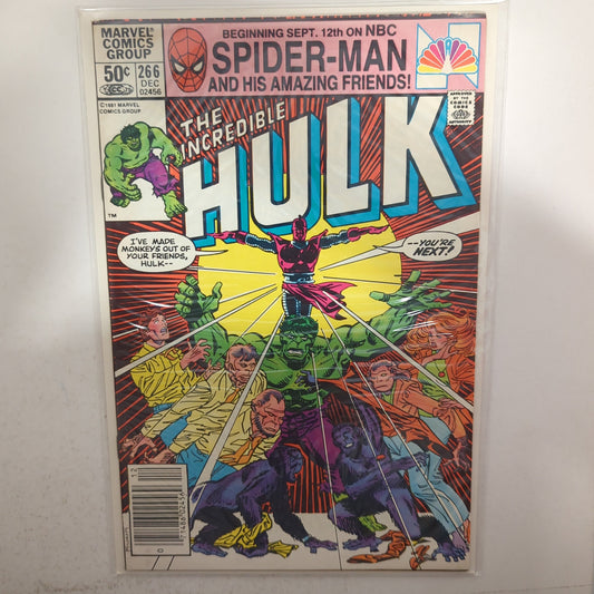 The Incredible Hulk #266 Newsstand