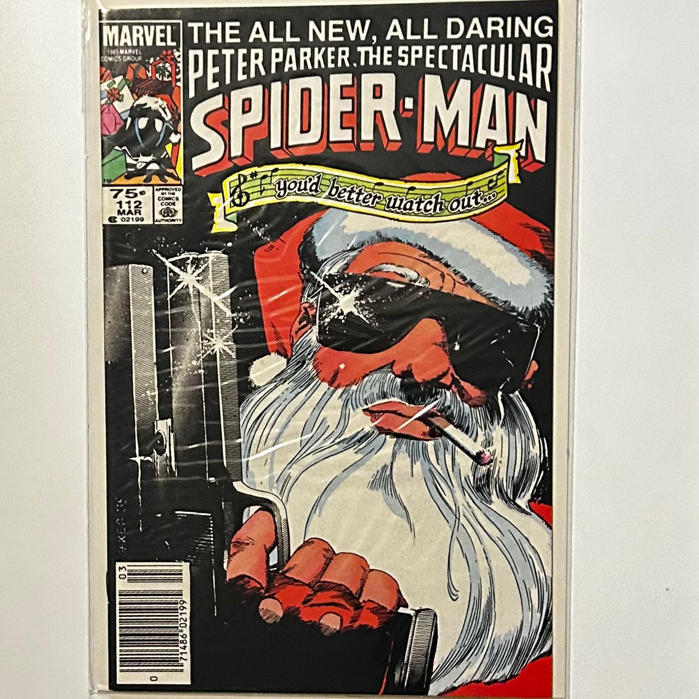 The Spectacular Spider-Man #112 Newsstand