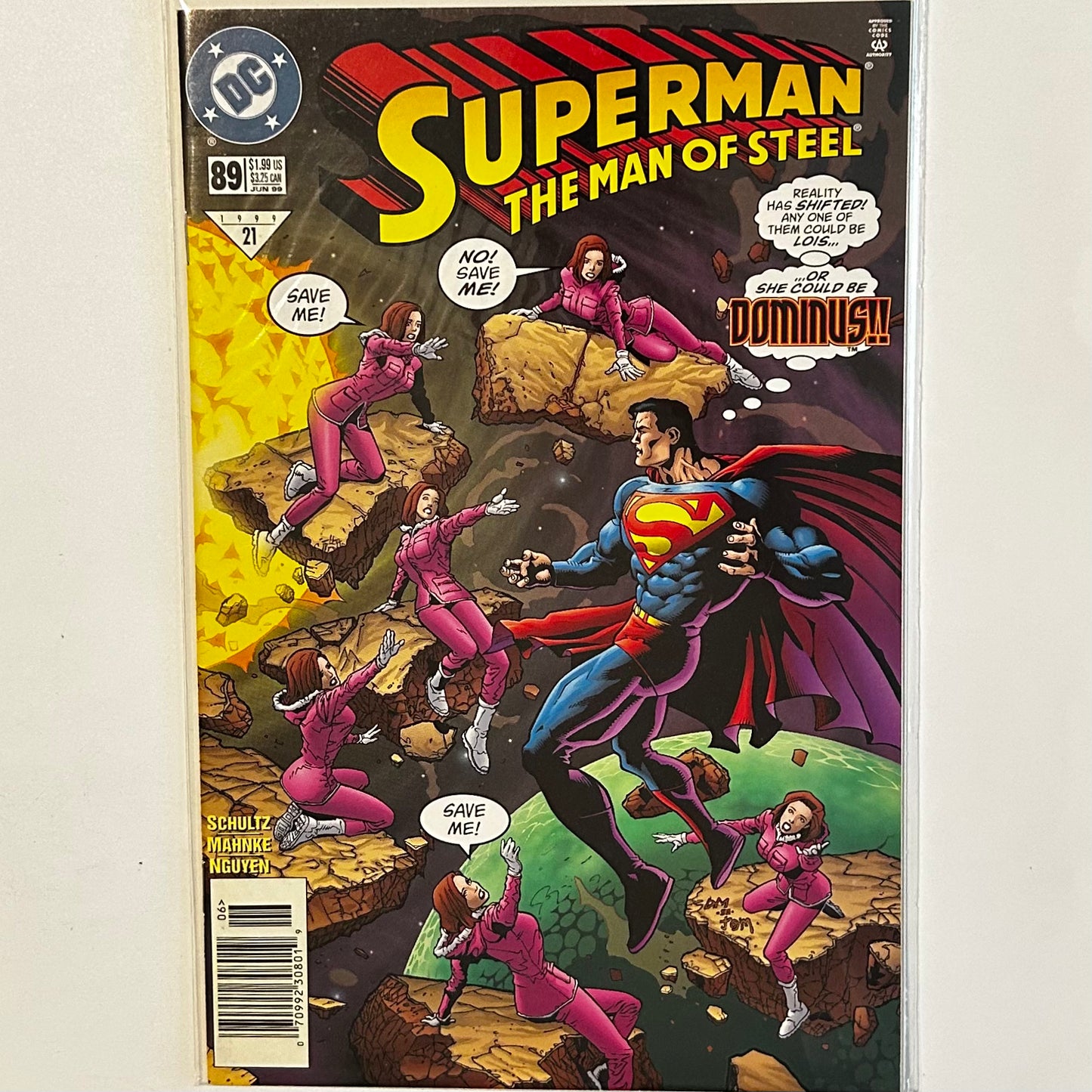Superman Man of Steel #89 Newsstand