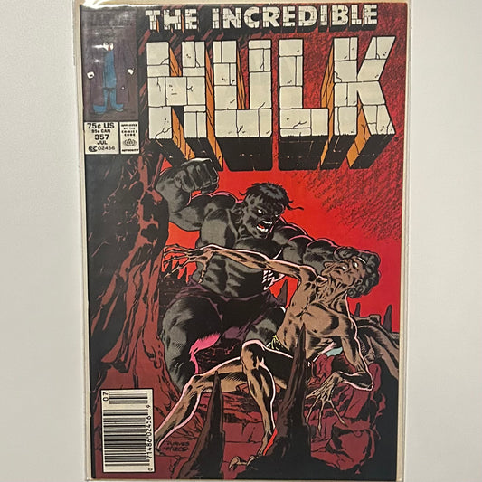 The Incredible Hulk #357 Newsstand