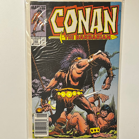 Conan the Barbarian #195 Newsstand