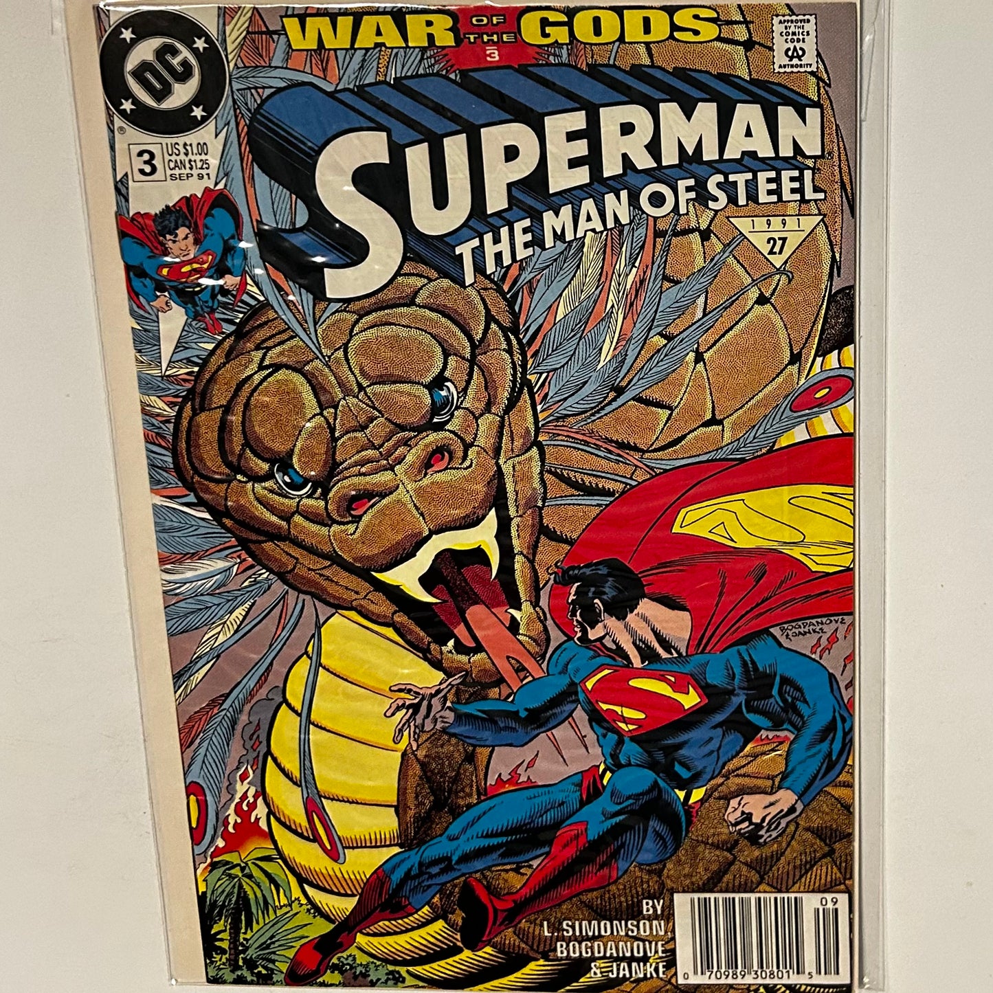 Superman Man of Steel #3 Newsstand