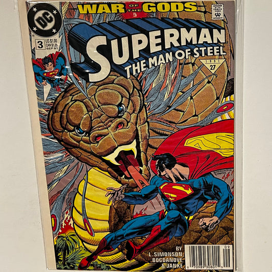 Superman Man of Steel #3 Newsstand