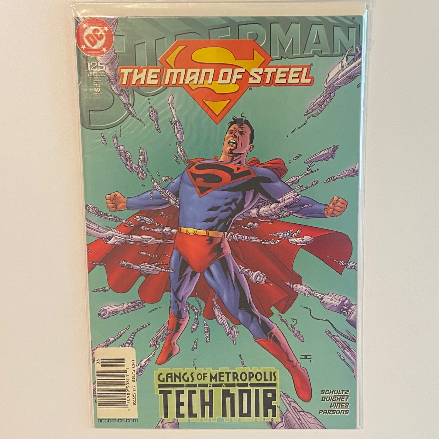 Superman Man of Steel #125 Newsstand