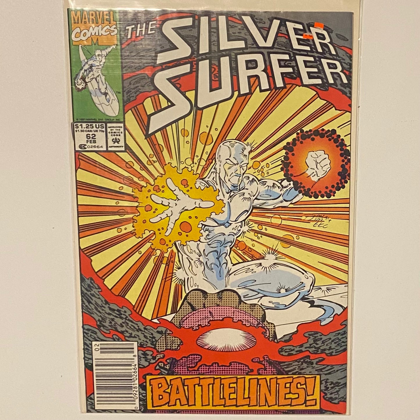 Silver Surfer #62 Newsstand