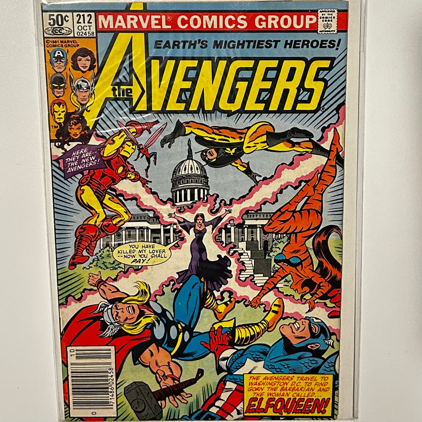 Avengers #212 Newsstand