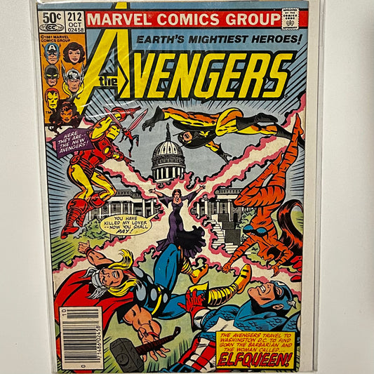 Avengers #212 Newsstand