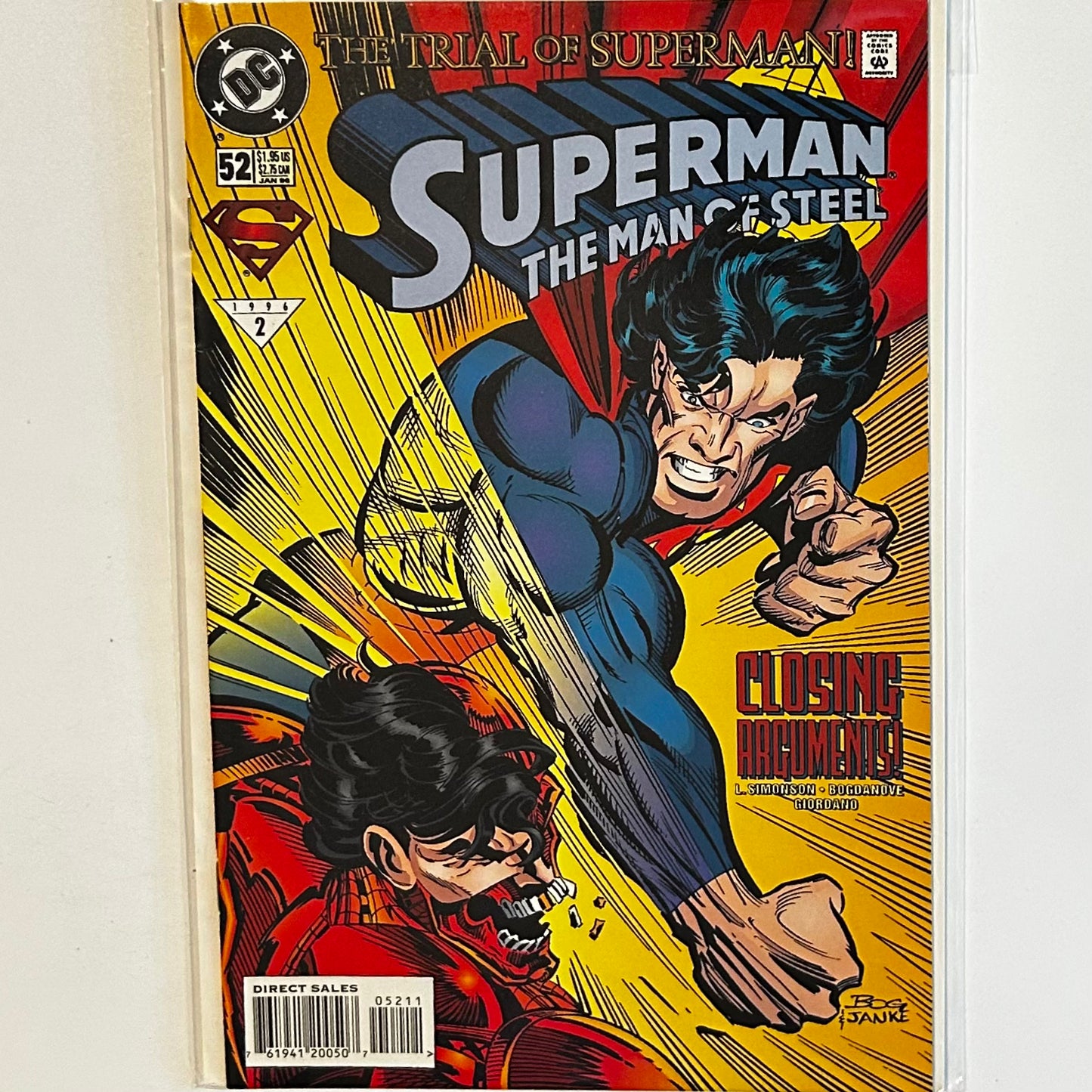 Superman Man of Steel #52