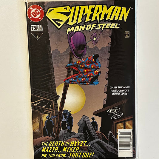 Superman Man of Steel #75 Newsstand