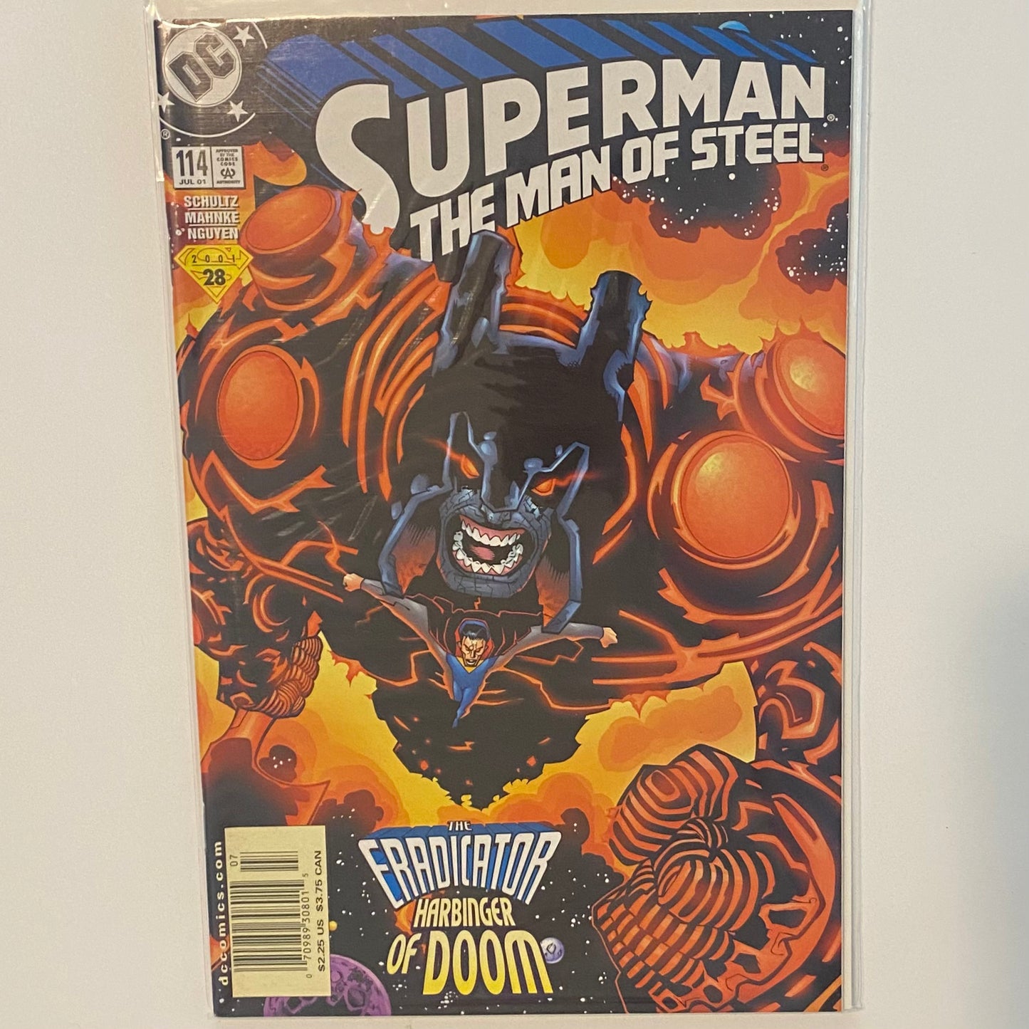 Superman Man of Steel #114 Newsstand